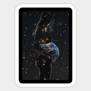 Get pregnant with the world Sticker